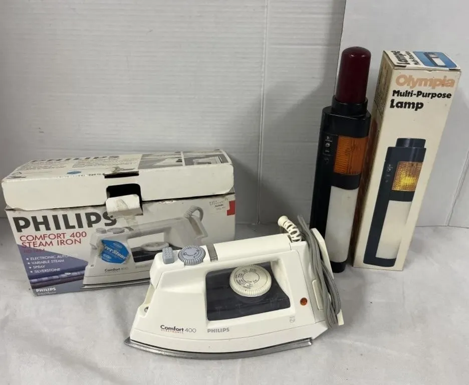 Phillips comfort 400 steam iron (Turns On),