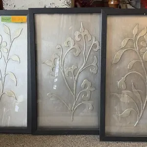3 Framed Artwork/Wall Art
