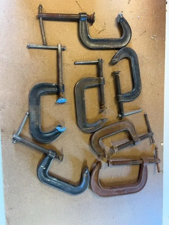 C Clamps 8 inch
