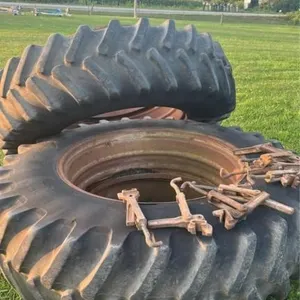 Tractor tires & clamps