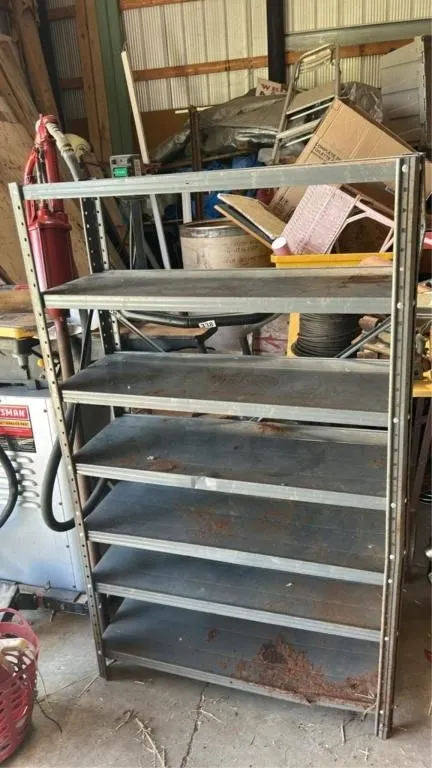 Metal shelf