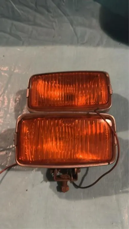 Amber fog lights