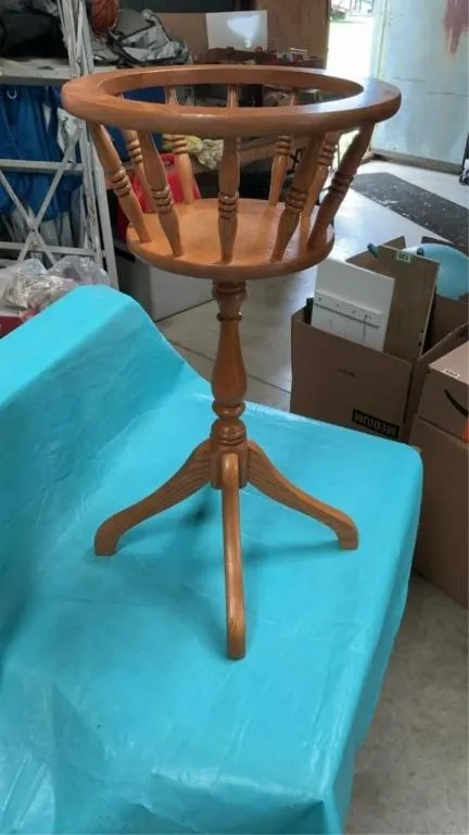 Wooden plant stand