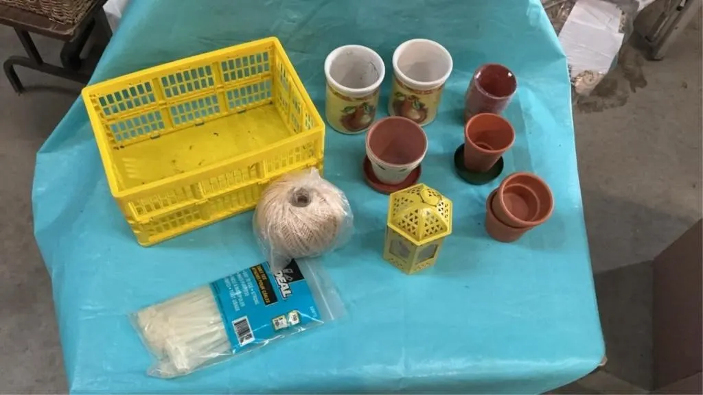 Assortment of pots