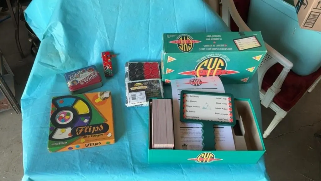 Assortment of games