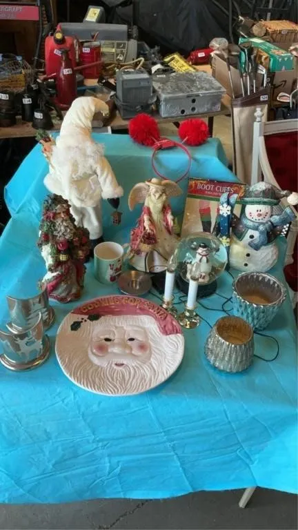 Assortment of Christmas decor