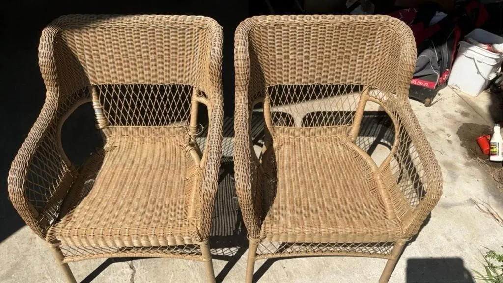 Wicker chairs