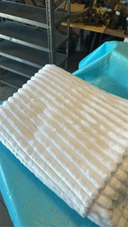 White bed spread