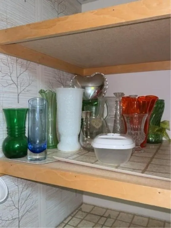 Assorted vases