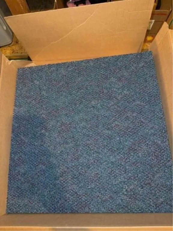 Set of seven pieces of carpet