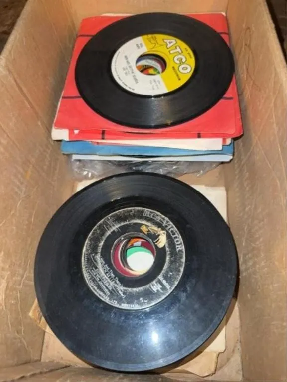Assortment of 45 LPs