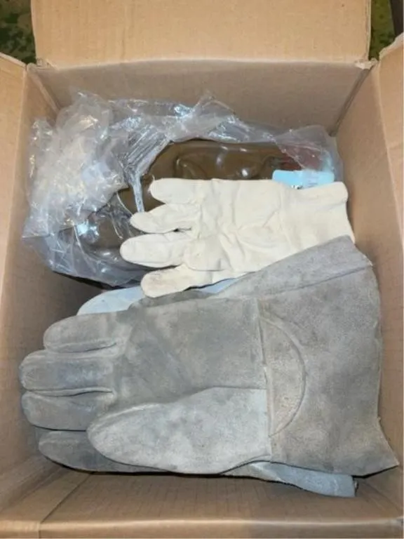 Box of work gloves