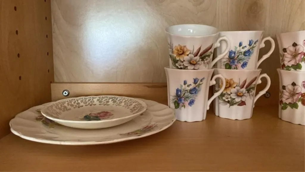 Shelf of dishes