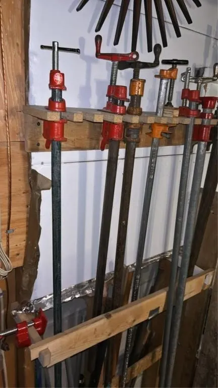 Pipe clamps 36-60 inch long