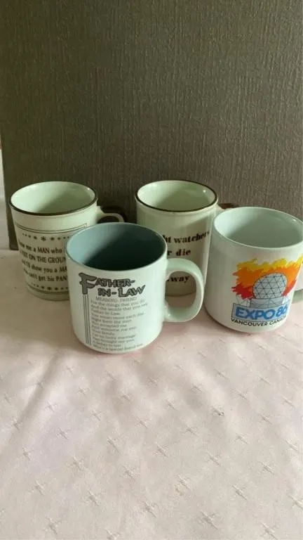 Assorted mugs