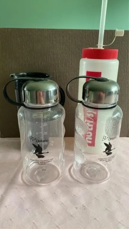 Water bottles