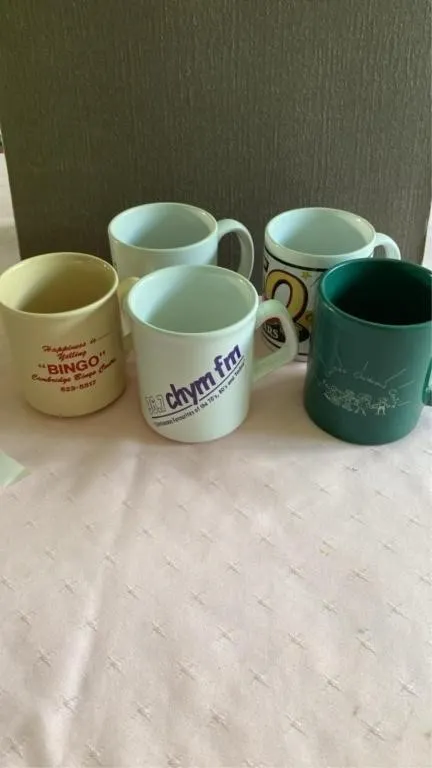 Assorted mugs