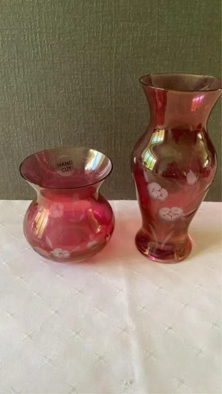 Glass vases