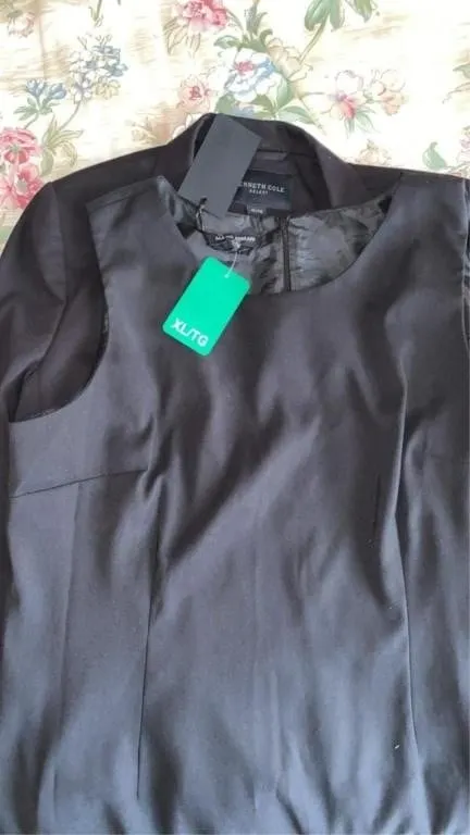 Black dress, and jacket