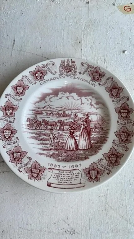 Canadian Centenary Plate