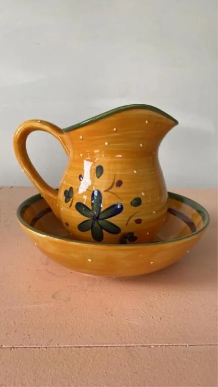 Decorative Wash Bowl Set