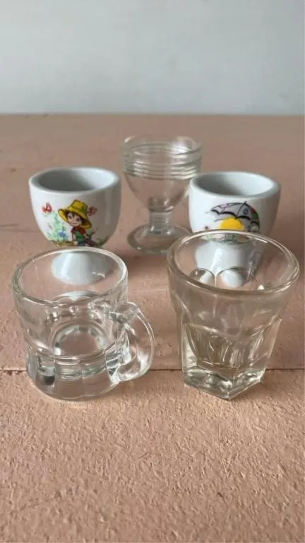 Egg Cups and Shot Glasses