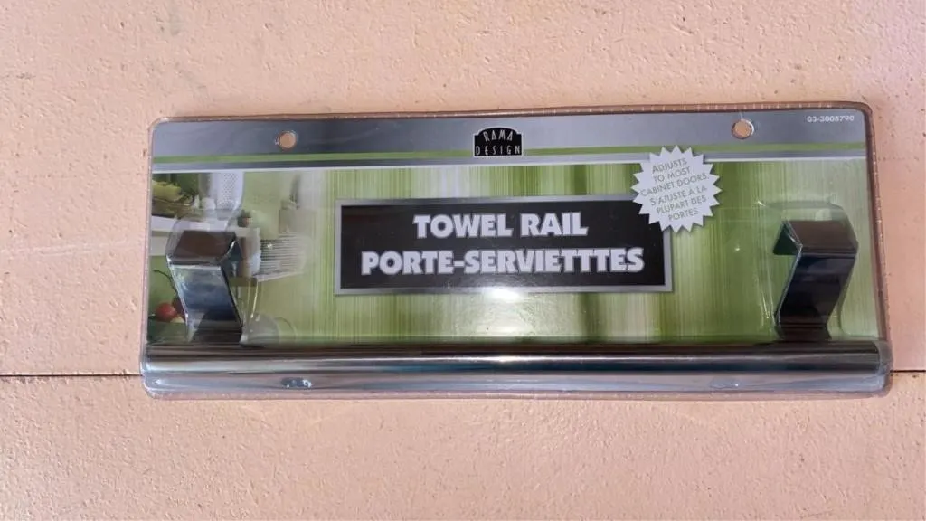 New towel rail
