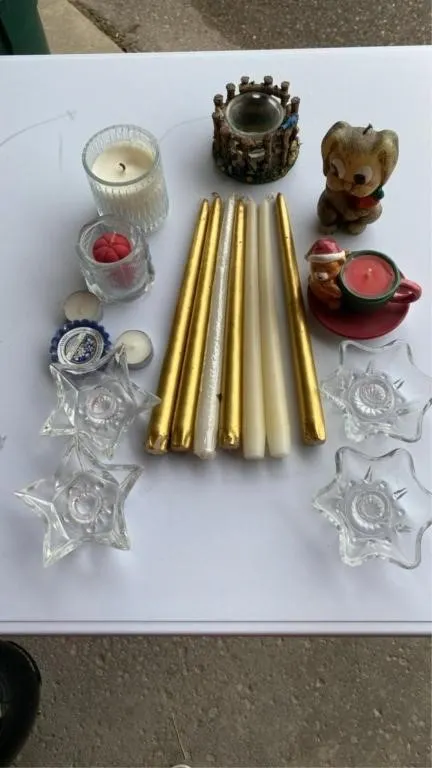 Candles and Candle Holders