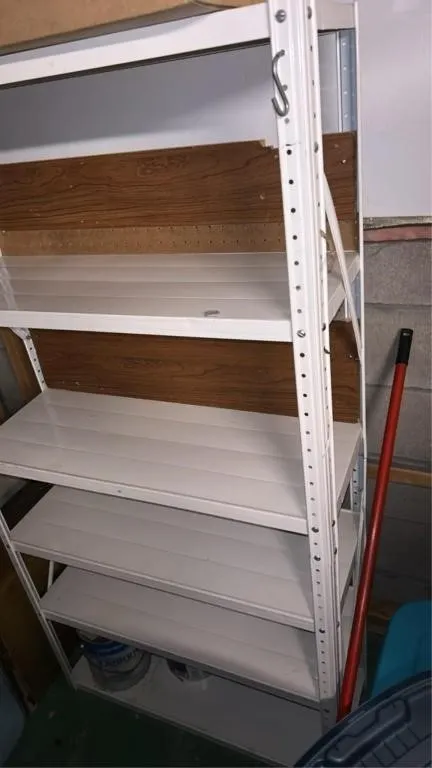 Metal shelf