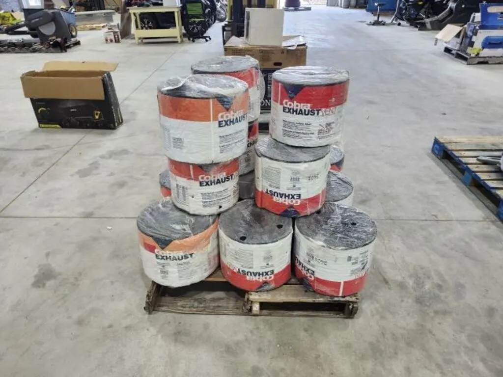 Qty Of (16) Rolls Of Cobra Exhaust Vent Insulation