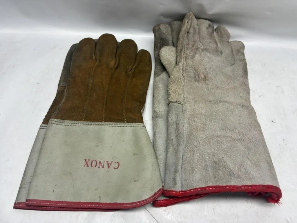CANOX Leather Welding Gloves, 2 Pairs