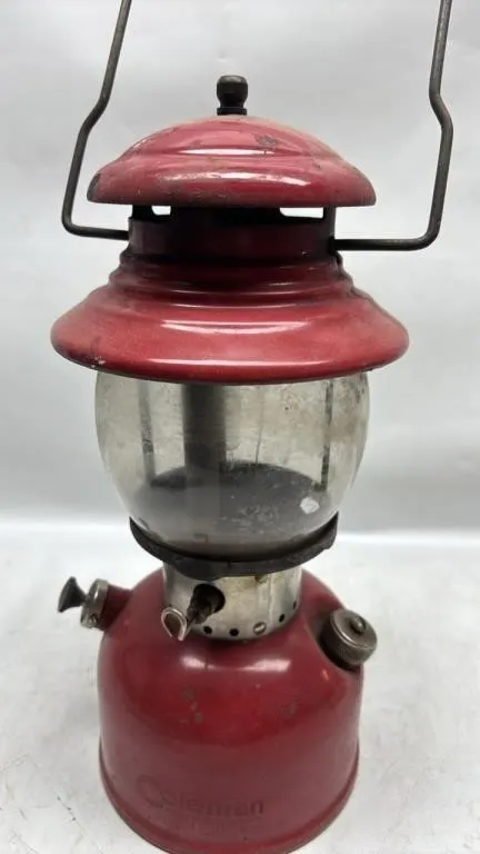 1961 Coleman 200 Lantern Red camping light