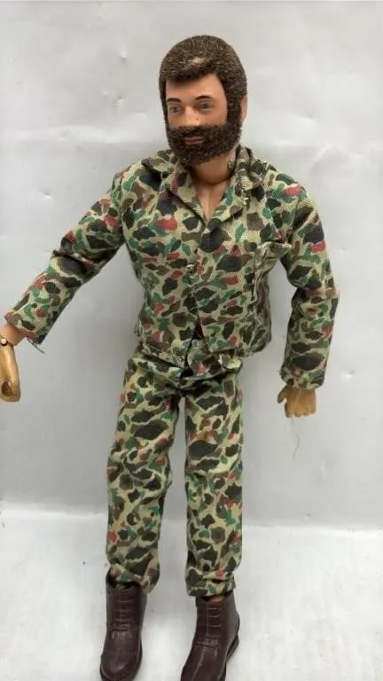 Vintage Real Hair GI Joe action figure doll 12 inc