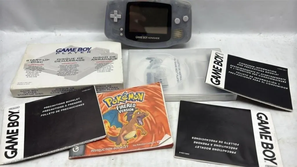 Nintendo Gameboy Advance Pokemon manual lot