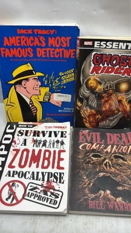 Book lot Dick Tracy Evil Dead Ghost rider comic