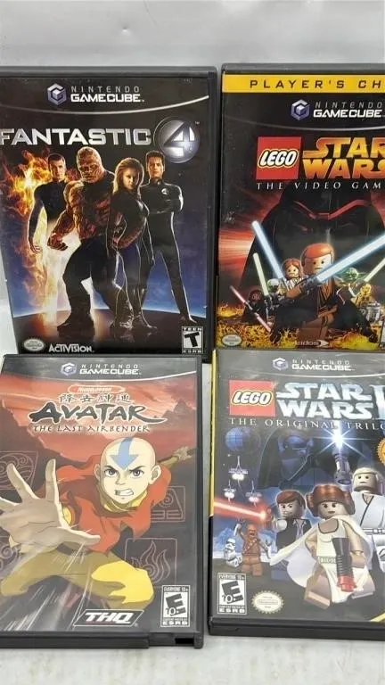 Nintendo GameCube Video Game Lot Star Wars avatar