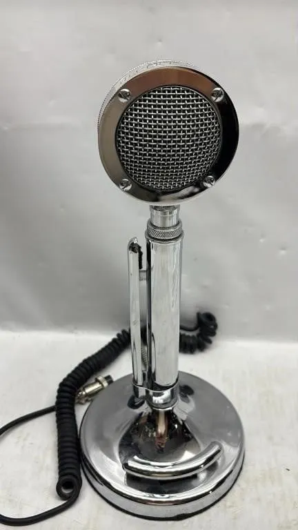 Vintage Astatic Silver Eagle lollipop Microphone