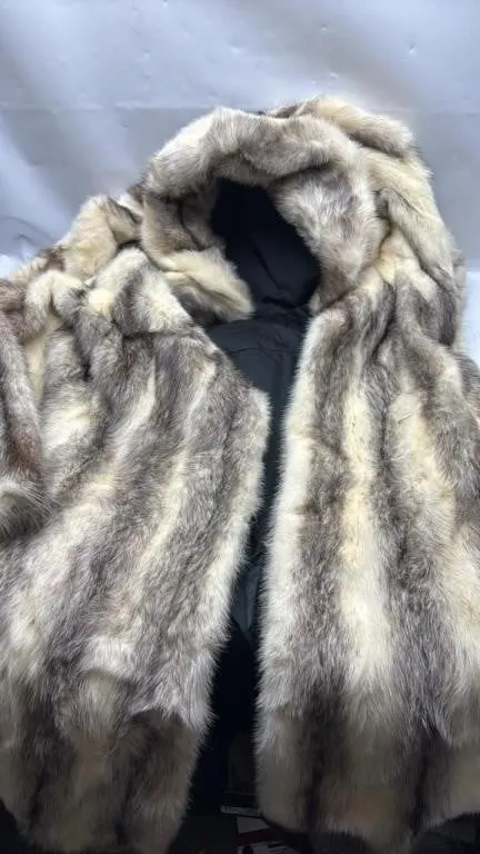 Vintage Wolf Fur coat