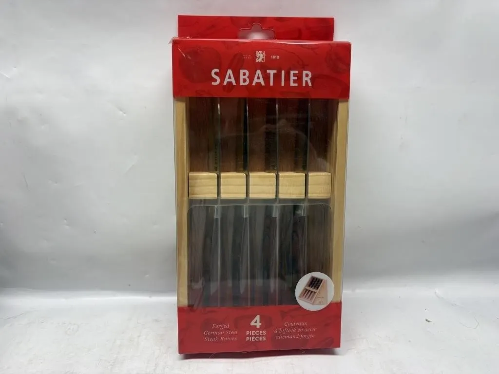Sabatier 4-Piece Forged German Steel Steak Knives