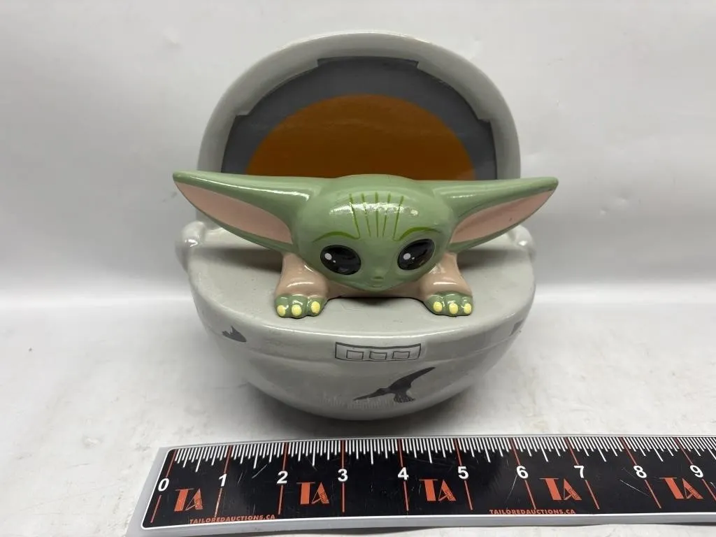 Star Wars Grogu Ceramic Coin Bank