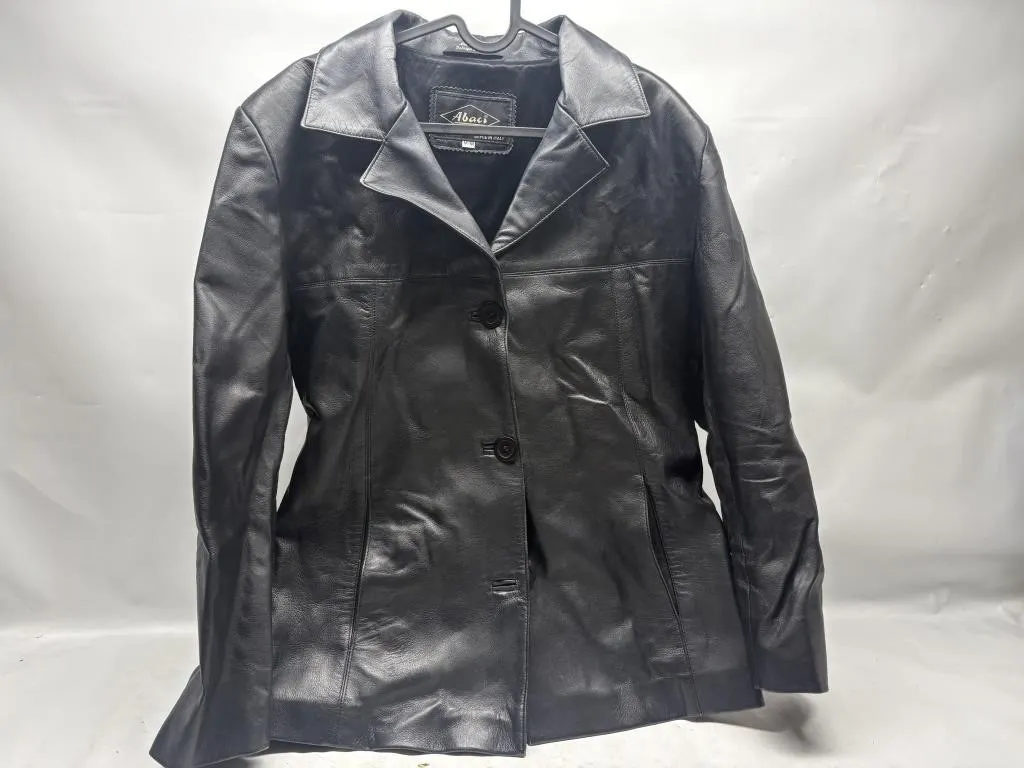 Abaci Leather Jacket, Size M