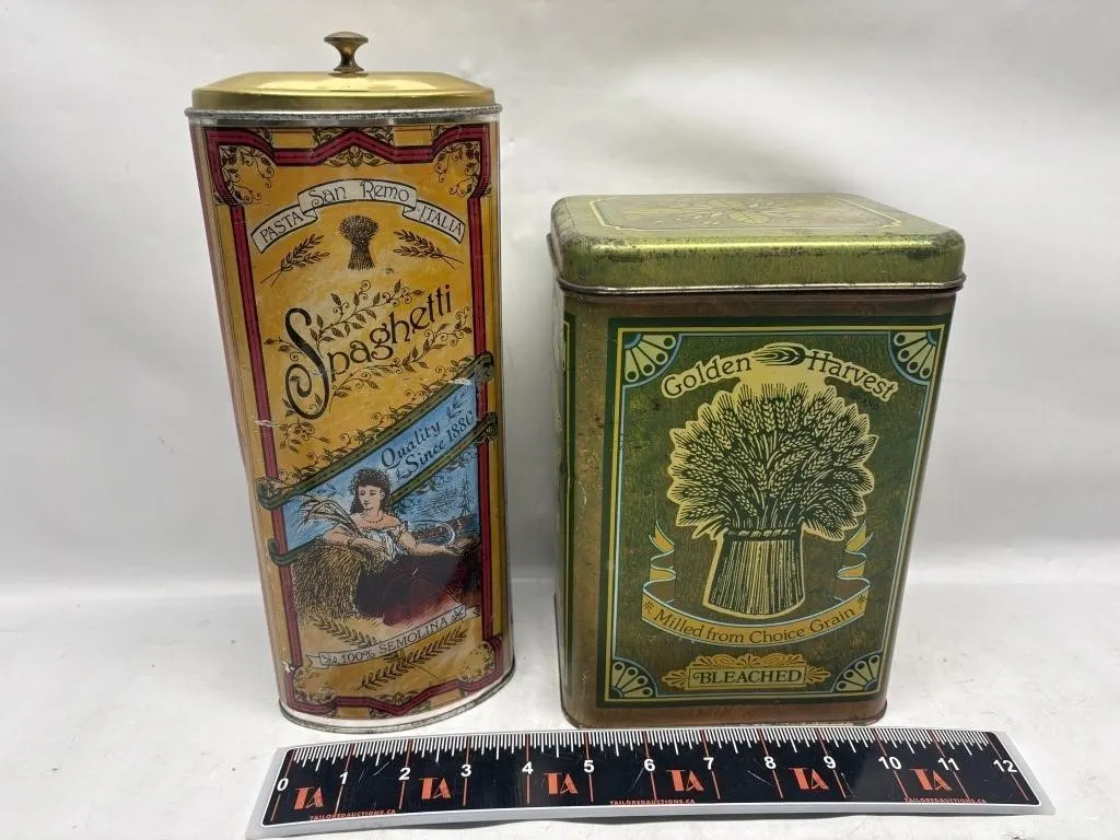 Vintage San Remo Spaghetti & Golden Harvest Flour