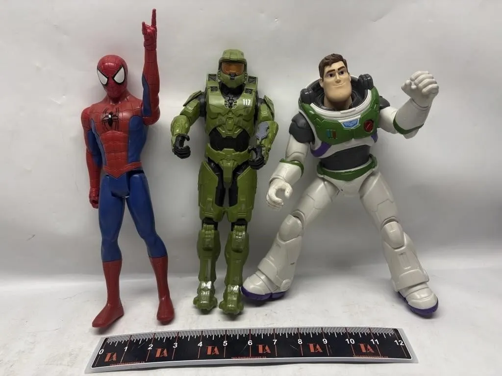 Titan Hero Spider-Man, Halo, Buzz Lightyear