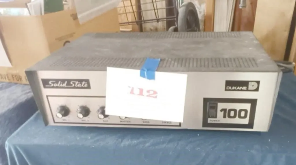 Dukane 1A100 100W Solid State Power Amplifier