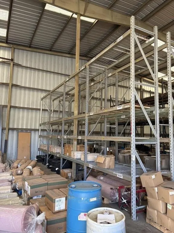 (4) Sections Keystone Pallet Racking