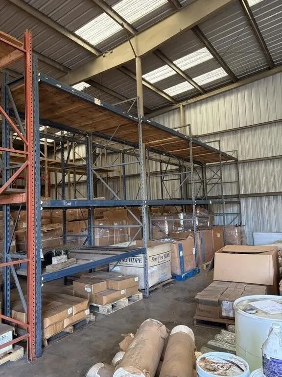 (4) Sections Sturdi Built Pallet Racking