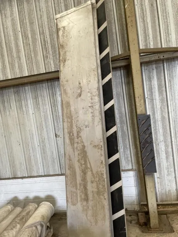 aluminum shelving pieces