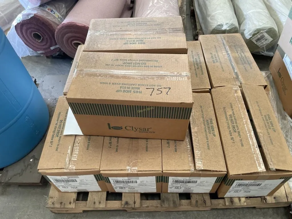 10 boxes heat shrink plastic rolls