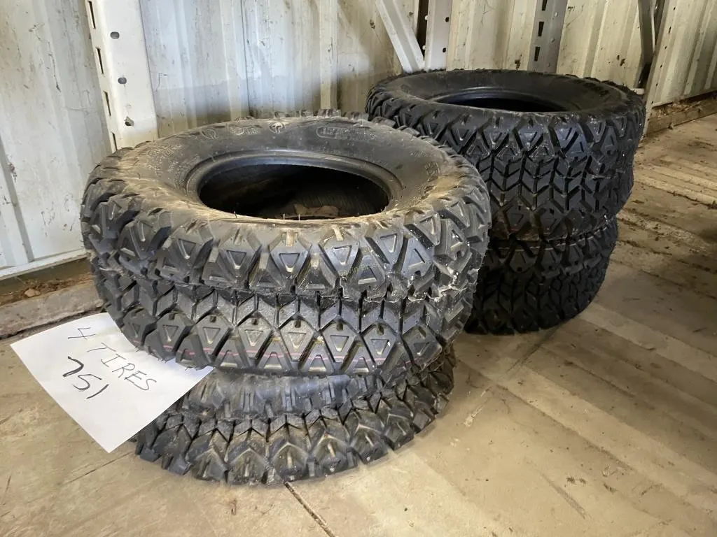 4 - 25x10x12 ATV tires