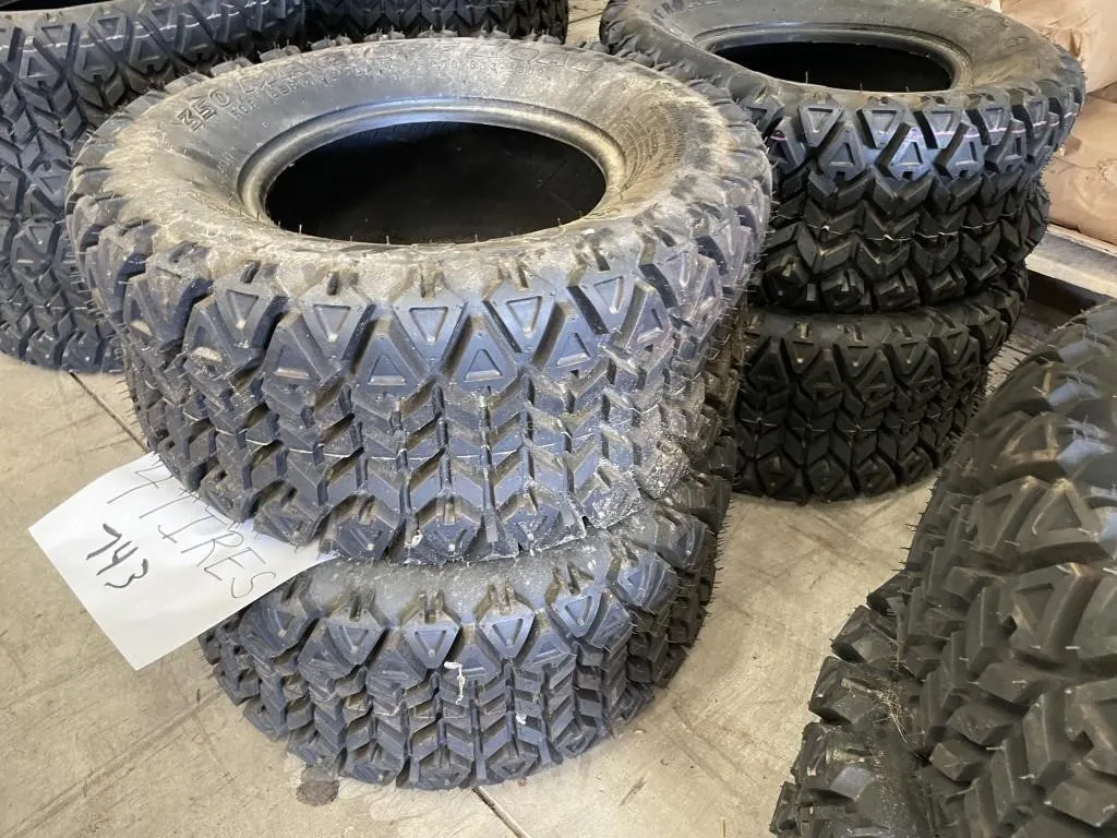 4 - 25x10x12 ATV tires